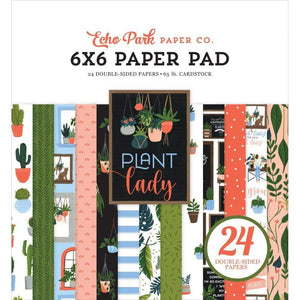 Scrapbooking  Plant Lady Double-Sided Paper Pad 6"X6" 24/Pkg Paper 12x12