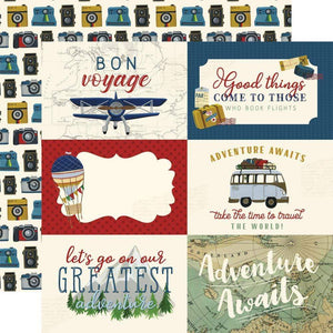 Scrapbooking  Scenic Route Double-Sided Cardstock 12"X12" 6x4 Journaling Cards Paper 12x12