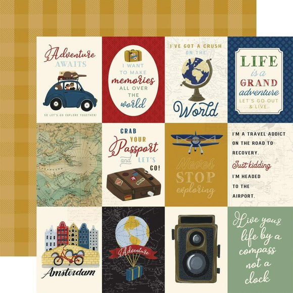 Scrapbooking  Scenic Route Double-Sided Cardstock Paper 12
