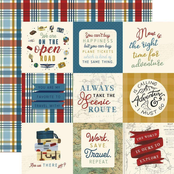 Scrapbooking  Scenic Route Double-Sided Cardstock Paper 12