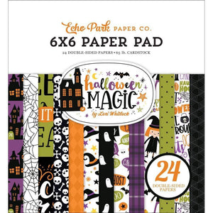 Scrapbooking  Echo Park Double-Sided Paper Pad 6"X6" 24/Pkg Halloween Magic Paper Pad