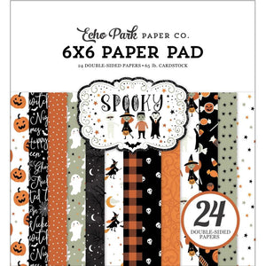 Scrapbooking  Echo Park Double-Sided Paper Pad 6"X6" 24/Pkg Spooky Paper Pad