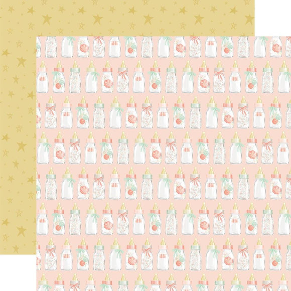 Scrapbooking  It's A Girl Double-Sided Cardstock 12