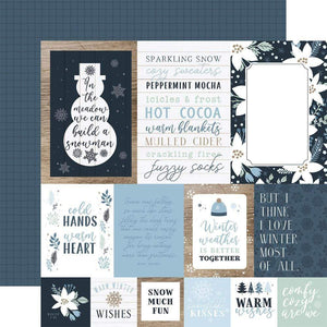 Scrapbooking  Winter Double-Sided Cardstock 12"X12" - Multi Journaling Cards Scrapbooking Paper