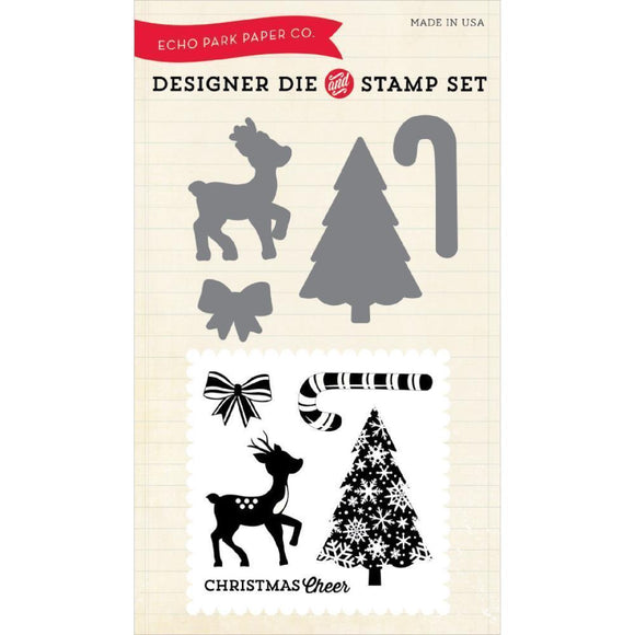 Scrapbooking  Christmas Cheer Designer Die and Stamp Set Paper Collections 12x12