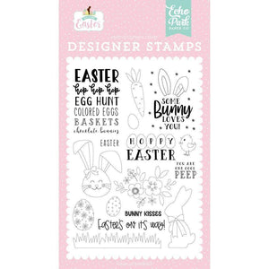 Scrapbooking  Welcome Easter Stamps Bunny Kisses stamps