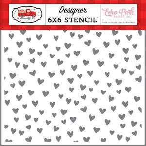 Scrapbooking  Cupid & Co.Stencil 6"X6" Love You Stencil