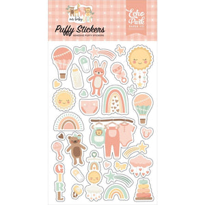 Scrapbooking  Echo Park Our Baby Girl Puffy Stickers stickers