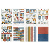 Scrapbooking  Echo Park Sticker Book Dream Big Little Boy 16pg Paper Pad