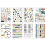 Scrapbooking  Echo Park Sticker Book New Day 16 page stickers