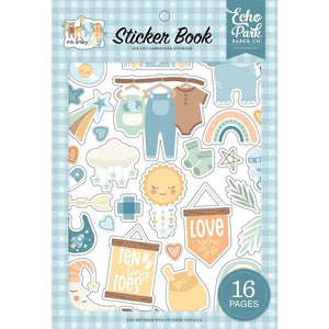 Scrapbooking  Echo Park Sticker Book Our Baby Boy 16pg stickers