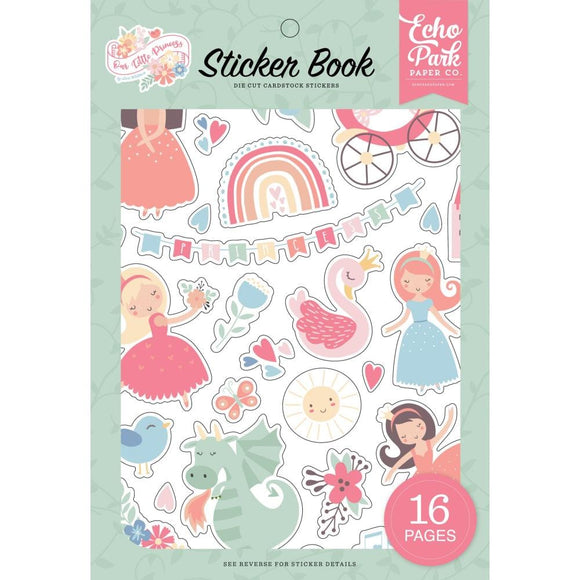 Scrapbooking  Echo Park Sticker Book Our Little Princess 16 pages stickers