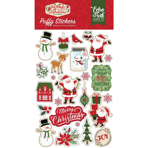 Scrapbooking  Echo Park The Magic Of Christmas Puffy Stickers stickers
