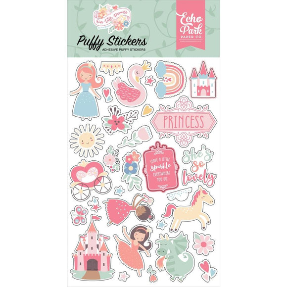 Scrapbooking  Our Little Princess Adhesive Puffy Stickers stickers