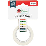 Scrapbooking  Echo Park First Day Of School Washi Tape 30' Coloring Time WASHI