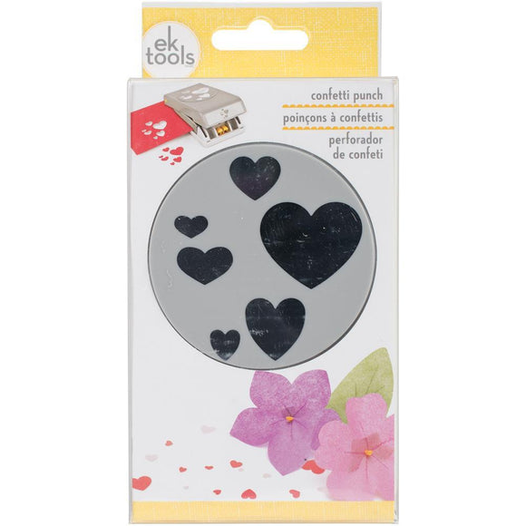 Scrapbooking  EK Success Large Punch Confetti Hearts Punch