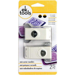 Ek Tools EK Tools Mini Corner Rounder Punches 2/Pkg Round, .5