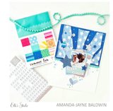 Scrapbooking  Elles Studio Puffy Alphabet Banners Alphas