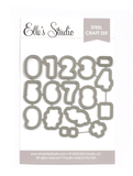 Scrapbooking  Elles Studio - Parker Number Craft Die Set DIES