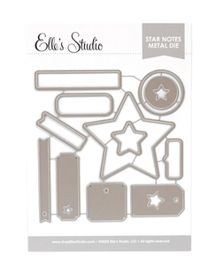 Scrapbooking  Elles Studio Star Notes Metal Dies dies