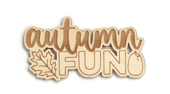 Scrapbooking  Elles Studio -Autumn Fun Wood Veneer Embellishments