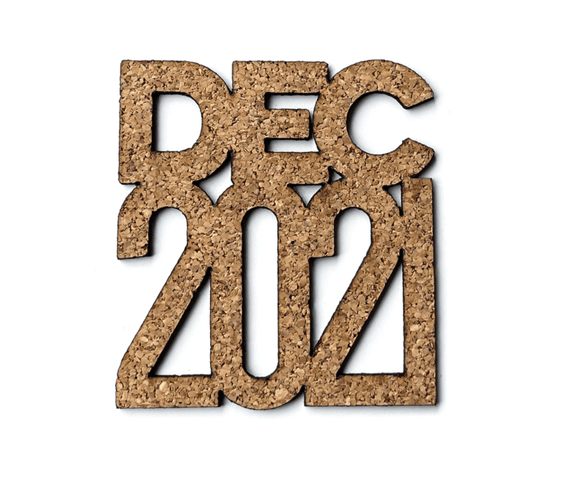Scrapbooking  Elles Studio Dec 2021 Cork Embellishments