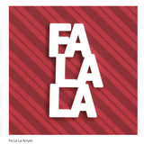 Scrapbooking  Elles Studio Fa La La Acrylic Embellishments