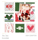 Scrapbooking  Elles Studio Fa La La Acrylic Embellishments