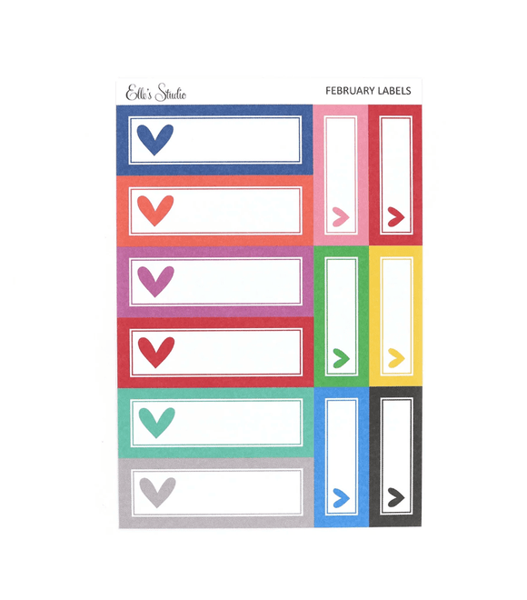Scrapbooking  Elles Studio - February 2023 Labels embellishments