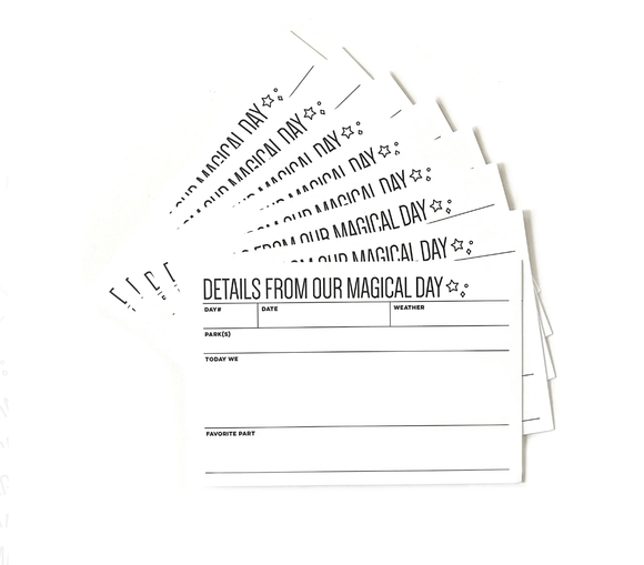 Scrapbooking  Elles Studio Magical Memories Magical Day 4 x 6 inch Journaling Tags Embellishments