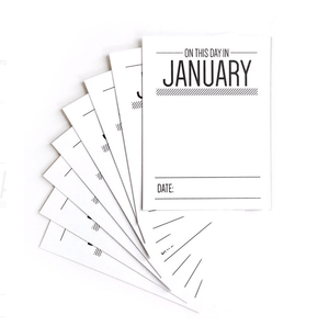 Scrapbooking  Elles Studio - On this day in January Journaling Tags Embellishments
