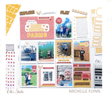 Scrapbooking  Elles Studio Tiny Shapes and Dots Puffy Stickers - Warm Tones Embellishments
