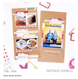 Scrapbooking  Elles Studio Wood Veneer Borders Embellishments