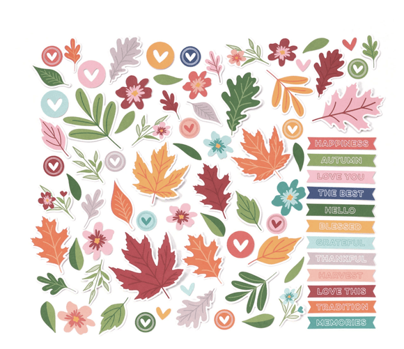 Scrapbooking  Elles Studio - Autumn Die Cuts Ephemera