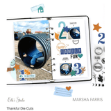 Scrapbooking  Elles Studio - Thankful Die Cuts Ephemera