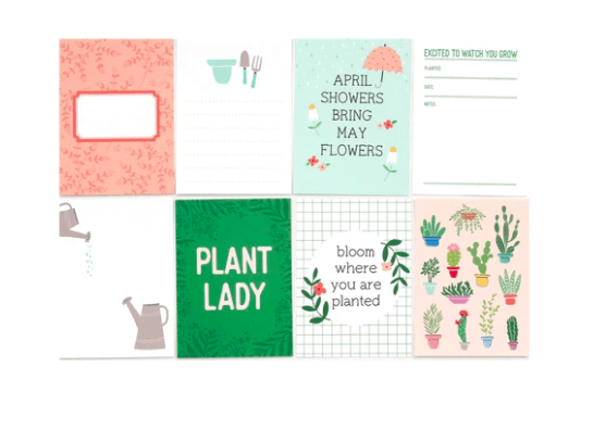 Scrapbooking  Elle's Studio Plant Lady Journaling Tags kit