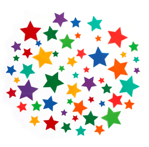 Scrapbooking  Elles Studio - Acetate Stars kit