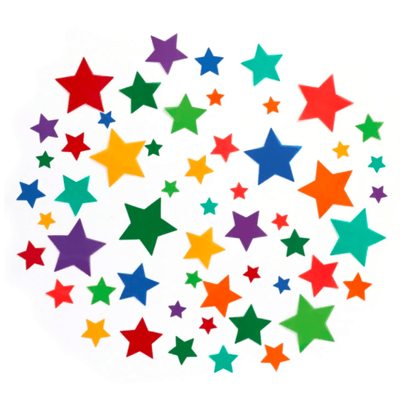Scrapbooking  Elles Studio - Acetate Stars kit