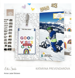 Scrapbooking  Elles Studio - Arrow Label Stickers kit