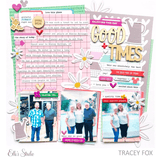 Scrapbooking  Elles Studio Good Times Wood Veneer kit