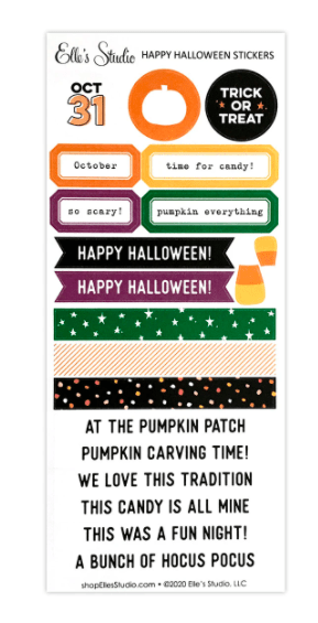 Scrapbooking  Elles Studio - Happy Halloween Stickers kit