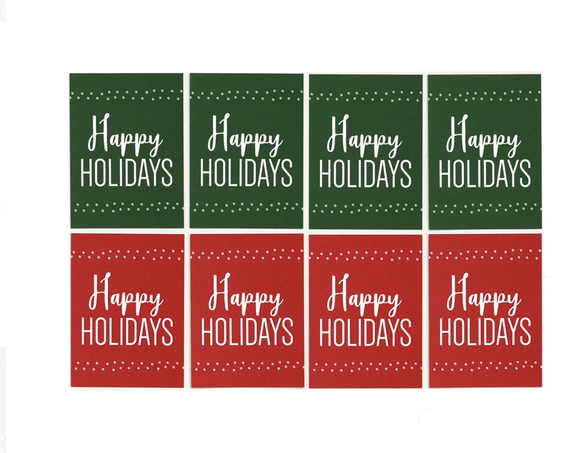 Scrapbooking  Elles Studio - Happy Holidays Front Tags kit