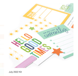 Scrapbooking  Elles Studio July 2022 Kit kit