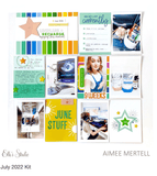 Scrapbooking  Elles Studio July 2022 Kit kit