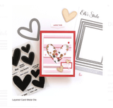Scrapbooking  Elles Studio - Layered Card Metal Die kit