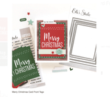 Scrapbooking  Elles Studio - Merry Christmas Front Tags kit