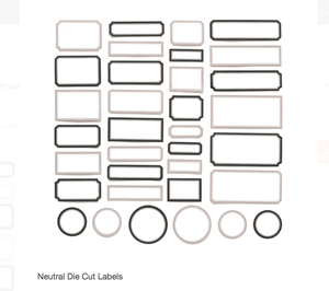 Scrapbooking  Elles Studio - Neutral Die Cut Labels kit