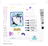 Scrapbooking  Elles Studio - Noted Vol 3 Stamp kit