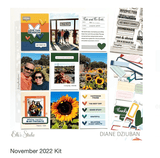 Scrapbooking  Elles Studio November 2022 Kit kit
