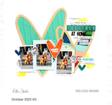 Scrapbooking  Elles Studio October 2022 Kit kit